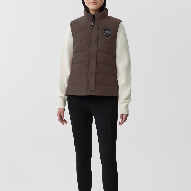 Shop (W) 加拿大鹅 Freestyle 黑标全拉链马甲 海岸灰 2836LB-811