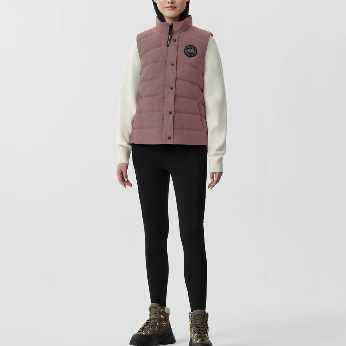 Purchase (W) 加拿大鹅黑标全拉链防水马甲 Twilight Purple 女款 2836LB-455