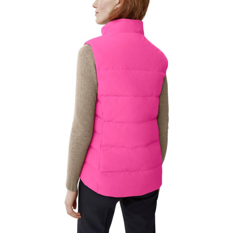Purchase (W) 加拿大鵝Freestyle黑標全拉鍊防水羽絨背心粉色女款 2836L-121