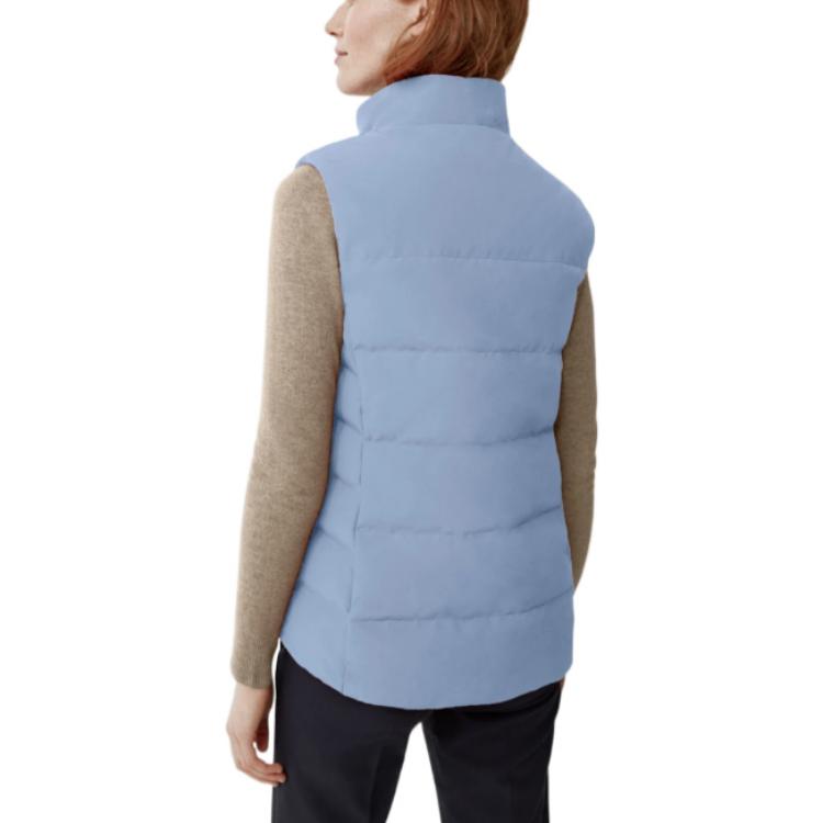 (Women) Canada Goose Freestyle Black Label Waterproof Dawn Blue  Down Vest 2836LB-854 圖 4