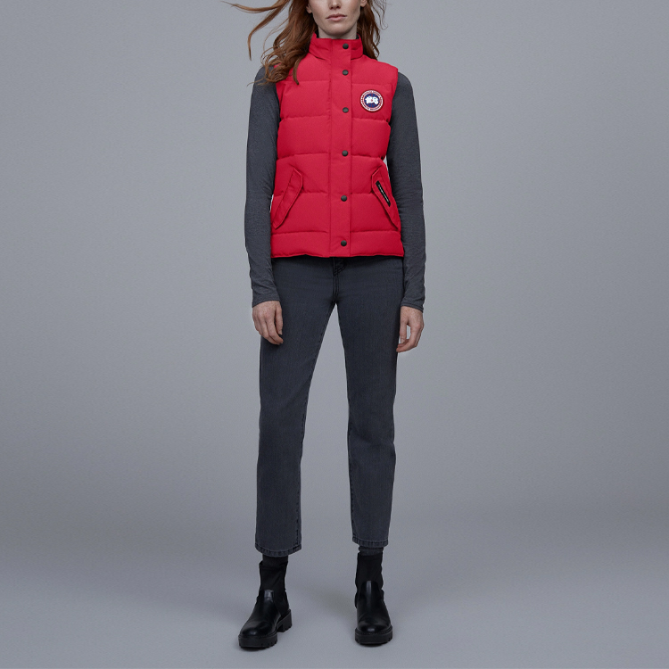 Lookbook (W) Canada Goose Freestyle Vest Down Waterproof Merah 2832L-11