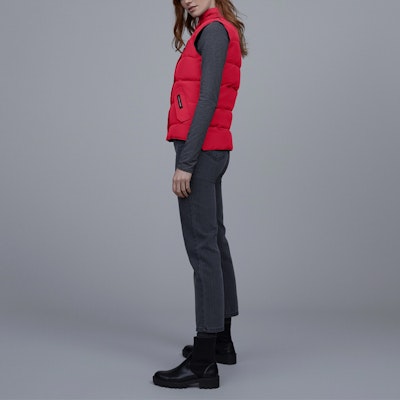 (W) Canada Goose Freestyle Vest Down Waterproof Merah 2832L-11 Shop (W) Canada Goose Freestyle Vest Down Waterproof Merah 2832L-11