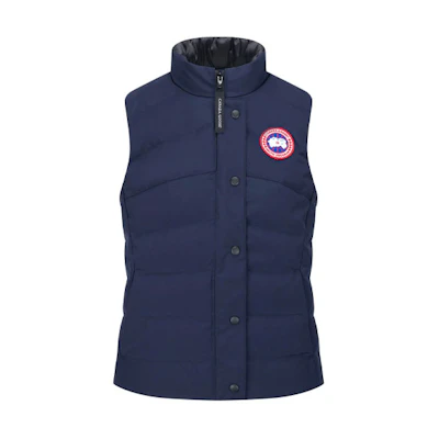 (Women) Canada Goose Freestyle FW21 Waterproof Down Vest Deep Sea Blue. 2836L-63