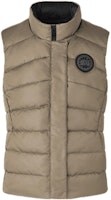 (Women) Canada Goose Freestyle FW22 Sand Yellow Black Label Satin Vest. 2836WB1-252 (Women) Canada Goose Freestyle FW22 Sand Yellow Black Label Satin Vest. 2836WB1-252