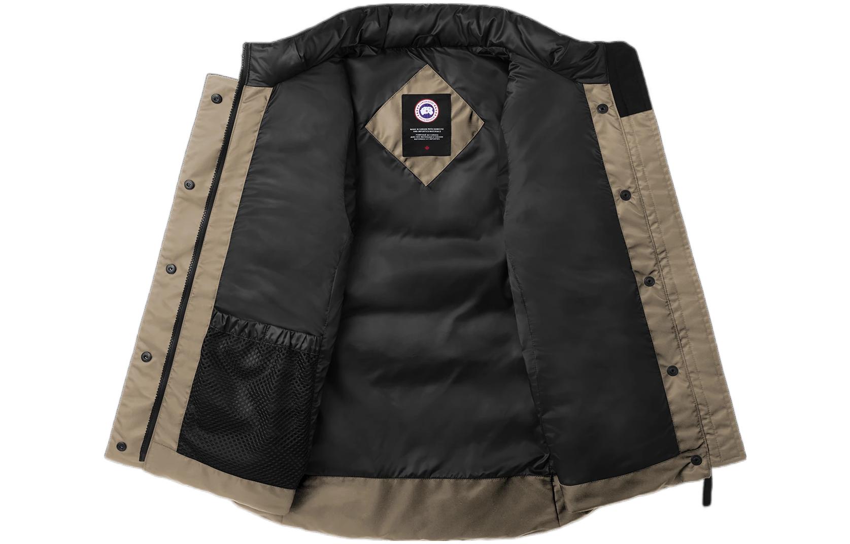 Lookbook (W) 加拿大鵝FW22沙黃色黑標緞面背心 2836WB1-252