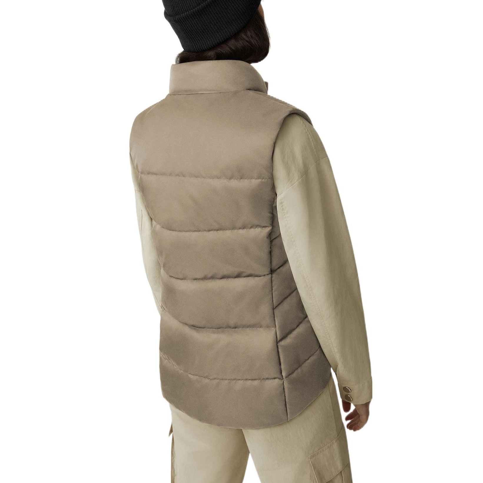 Purchase (W) 加拿大鵝FW22沙黃色黑標緞面背心 2836WB1-252