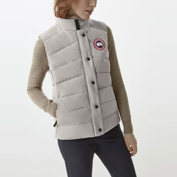 Purchase (W) Rompi Canada Goose Freestyle SS21 Tahan Air Isi Bulu - Abu Muda. 2836L-432