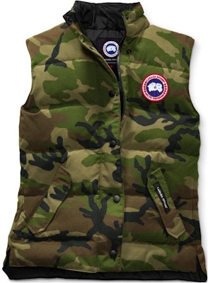 (W) Canada Goose Freestyle Rompi Tahan Air Wanita Motif Camo. 2832L-316 Buy (W) Canada Goose Freestyle Rompi Tahan Air Wanita Motif Camo. 2832L-316