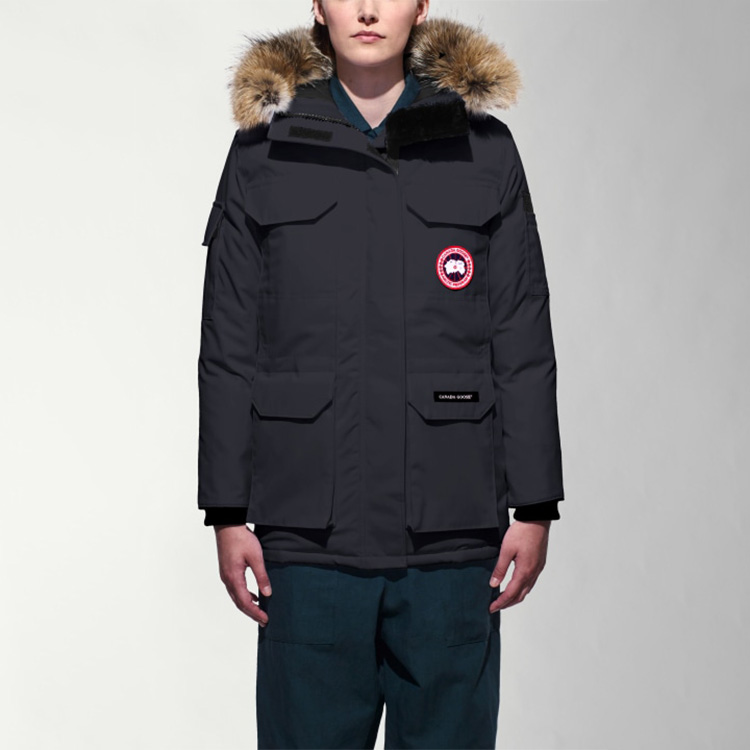 Lookbook (Women) Canada Goose Fusion Fit Expedition Parka Black Winter Jacket 4660LA-61