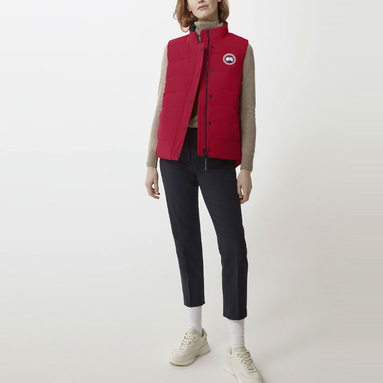 (Women) Canada Goose FW21 Freestyle Red Waterproof Down Vest with Logo. 2836L-11 圖 3