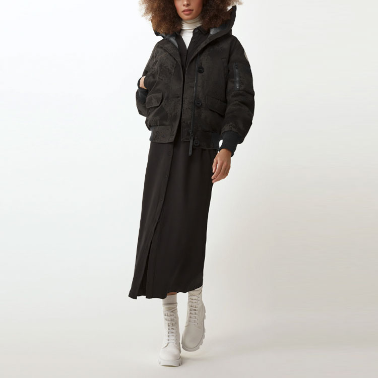 (Women) Canada Goose FW21 Holiday Aviator Down Jacket Black 4411L-966 圖 4