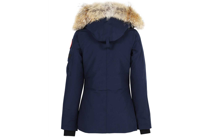 Lookbook (W) Canada Goose FW21 Montebello Parka Jaket Musim Sejuk Biru Navy. 2530L-63
