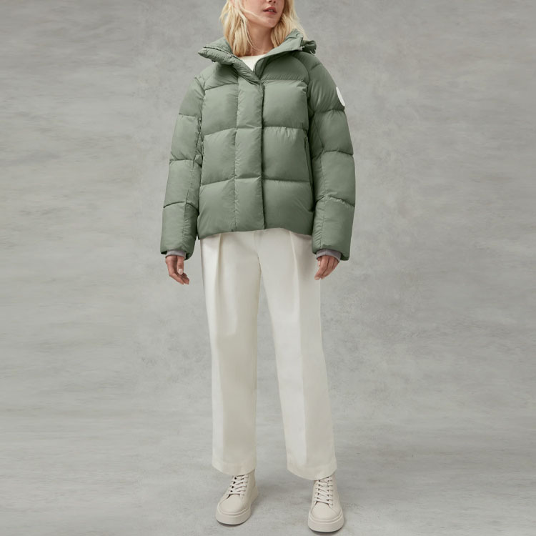 (Women) Canada Goose FW21 Pastel Junction White Label Down Parka Green Winter Coat. 2602LB1-852 圖 4