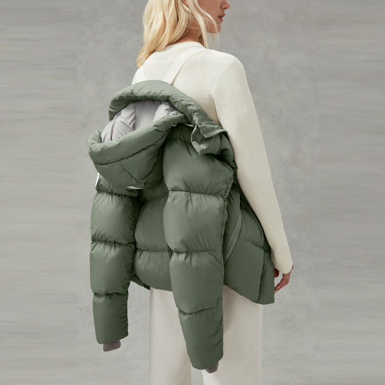 (Women) Canada Goose FW21 Pastel Junction White Label Down Parka Green Winter Coat. 2602LB1-852 圖 8