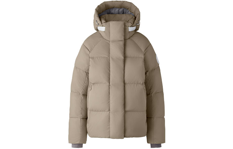 (Women) Canada Goose FW21 Pastels Junction Short Parka Beige Winter Jacket. 2602LB1-432