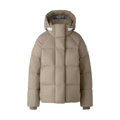 (Women) Canada Goose FW21 Pastels Junction Short Parka Beige Winter Jacket. 2602LB1-432