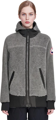 (W) 加拿大鹅2021秋冬Simcoe标志宽松羊毛连帽外套女款灰色 7016L-211 Sizing (W) 加拿大鹅2021秋冬Simcoe标志宽松羊毛连帽外套女款灰色 7016L-211