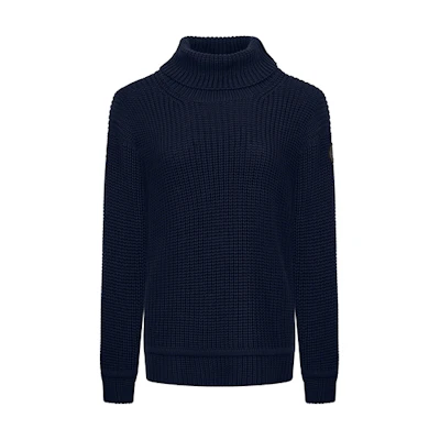 (Women) Canada Goose FW21 Williston Wool Turtleneck Sweater Navy Blue 6925L-67