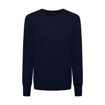 (Women) Canada Goose FW21 Wool Pullover Crewneck Sweater Black 6902L-61
