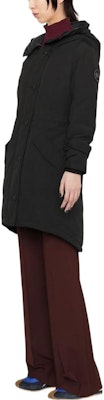 (Women) Canada Goose FW22 Black Solid Color Hooded Patch Long-Sleeve Jacket. CG2580WB-61 Purchase (Women) Canada Goose FW22 Black Solid Color Hooded Patch Long-Sleeve Jacket. CG2580WB-61