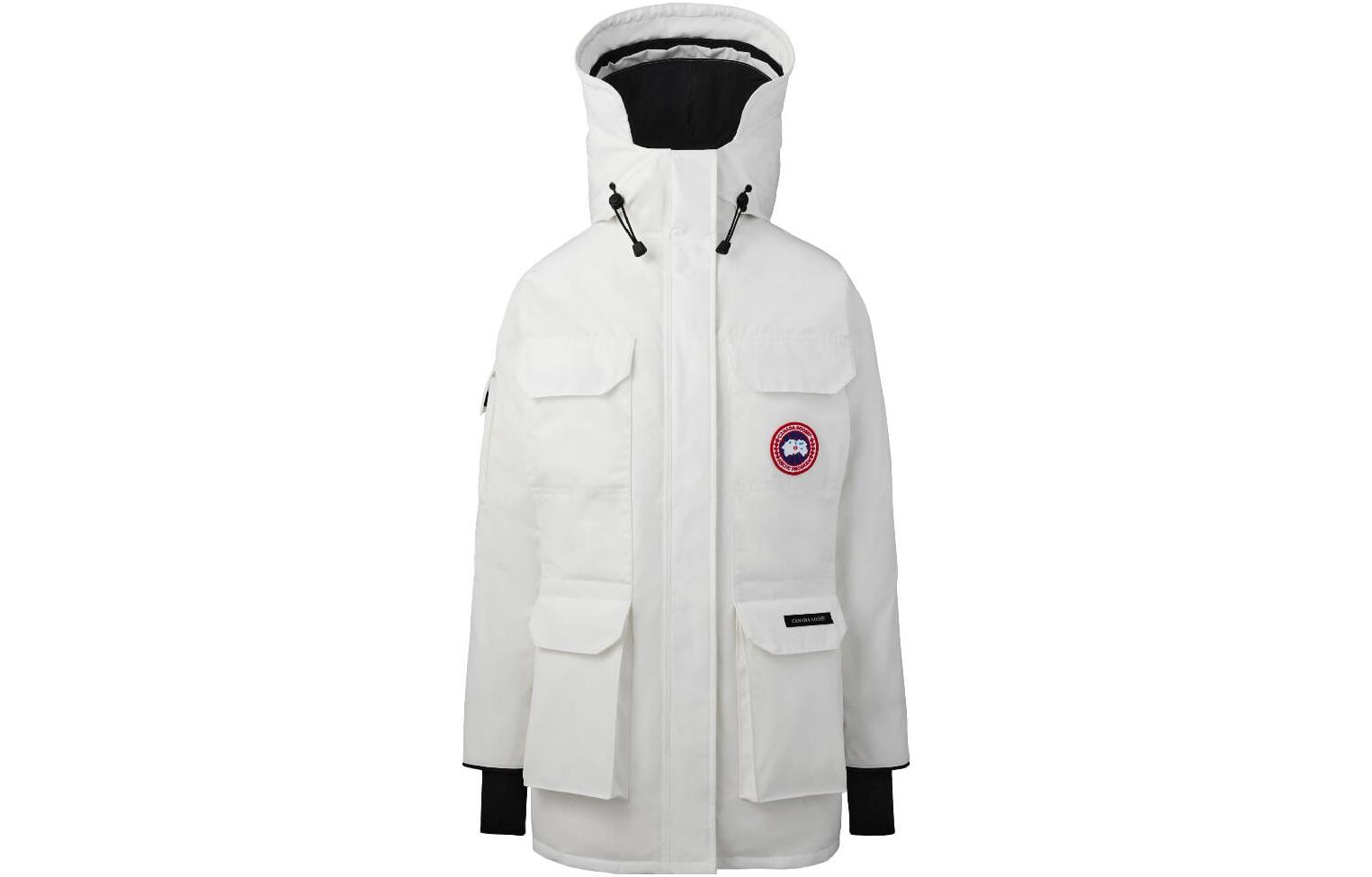 (Women) Canada Goose FW22  Expedition Waterproof Logo Down Jacket White. 2051W-433