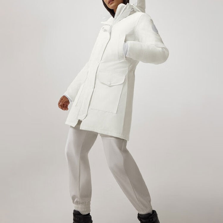(Women) Canada Goose FW22  Long Down Parka Jacket White 6660W1-99 圖 3