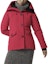 Lookbook (Women) Canada Goose FW22 Everleigh Red Hooded Down Coat with Badge Patch. 2530L-11