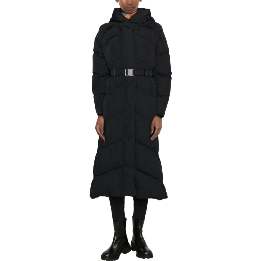 Lookbook (Women) Canada Goose FW22 Marlow  Black Down-Filled Hooded Jacket. 3900W-61