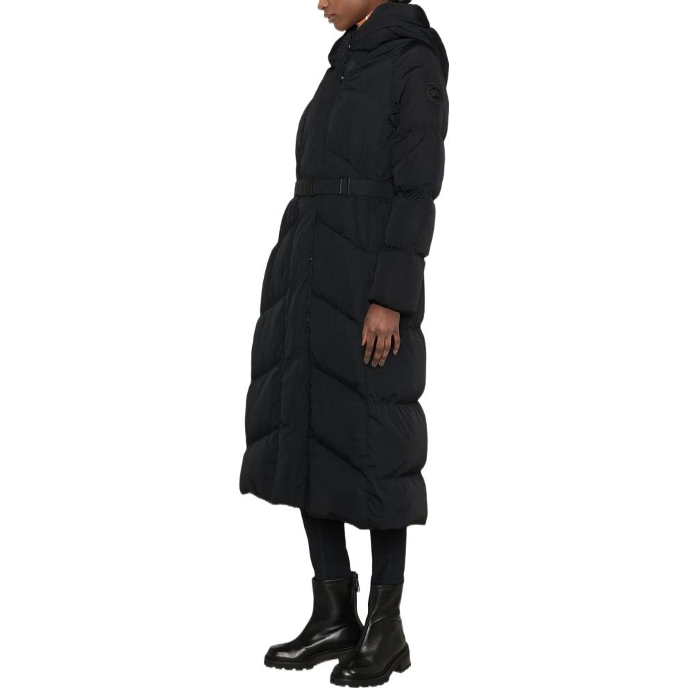Shop (Women) Canada Goose FW22 Marlow  Black Down-Filled Hooded Jacket. 3900W-61