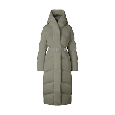 (Women) Canada Goose FW22 Marlow Green Zip-Up Hooded Down Jacket 3900W-852