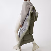 Details for (W) 加拿大鵝 FW22 Marlow 綠色拉鍊連帽羽絨外套 3900W-852