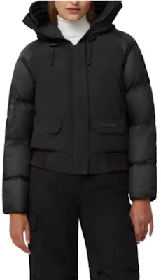 (W) Canada Goose FW23 黑色羽絨外套雙口袋休閒風格 2056W-B61 Purchase (W) Canada Goose FW23 黑色羽絨外套雙口袋休閒風格 2056W-B61