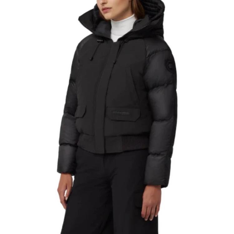 Details for (W) Canada Goose FW23 黑色羽絨外套雙口袋休閒風格 2056W-B61