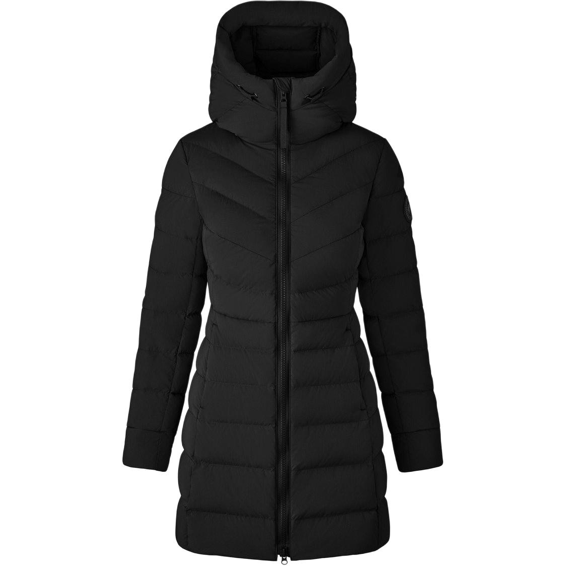 (Women) Canada Goose FW23 Clair Black Label Lightweight Long Down Coat  Black 2331WB