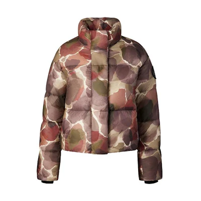 (Women) Canada Goose FW23 Cypress Short Down Jacket Floral Print. 2256WBP-1550