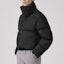 Lookbook (W) 캐나다구스 FW23 가넷 크롭 패딩 자켓 블랙 롱슬리브 다운 코트 4822W-61