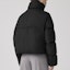 Shop (W) 캐나다구스 FW23 가넷 크롭 패딩 자켓 블랙 롱슬리브 다운 코트 4822W-61