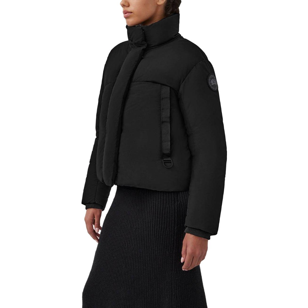 Shop (W) Canada Goose FW23 Junction Black Label Chaqueta Parka Corta de Plumas - Negro. 2620WB-61