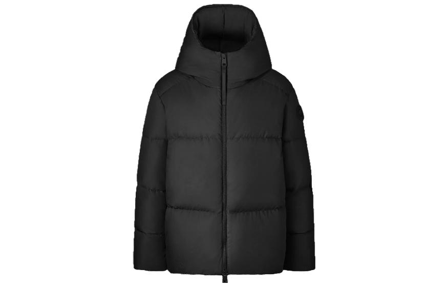 (Women) Canada Goose Garnet Black Label  Black Short Puffer Down Parka Jacket. 4821W-61