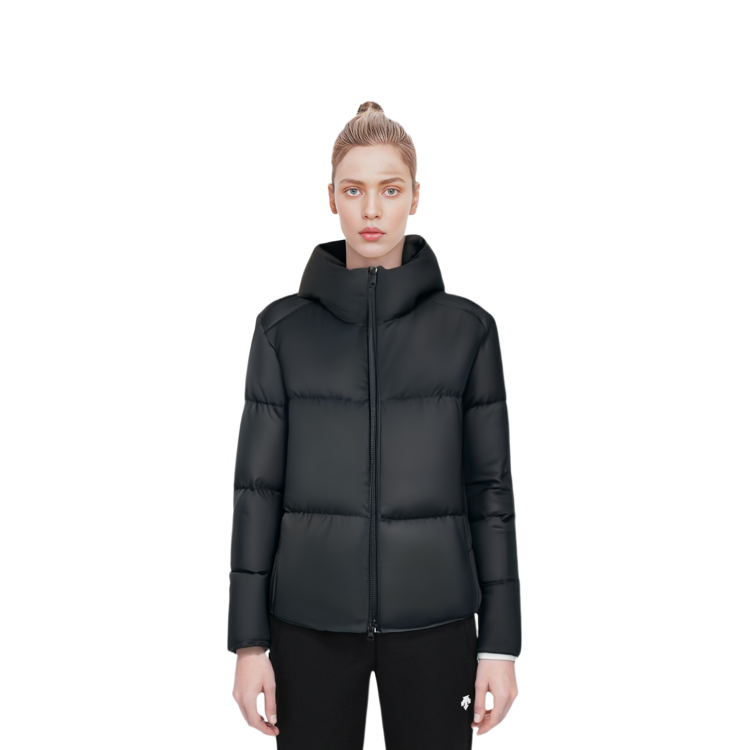 Details for (W) Chaqueta Parka Corta Puffer Negra Canada Goose Garnet Black Label. 4821W-61