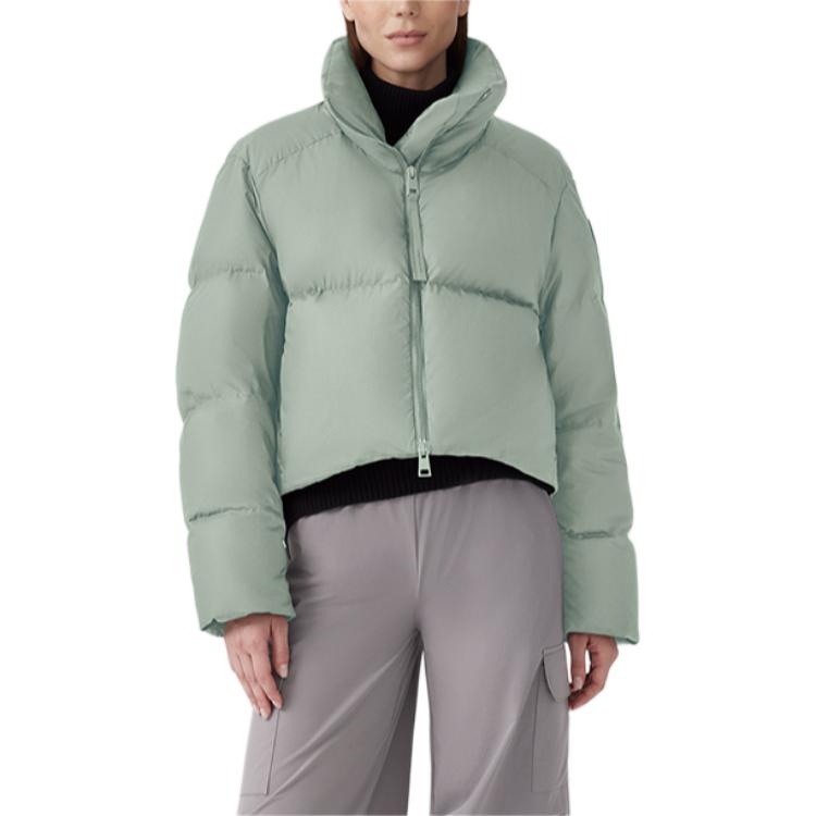 (Women) Canada Goose Garnet Windproof Waterproof Light Puffer Jacket Women - Blue 4822W-463