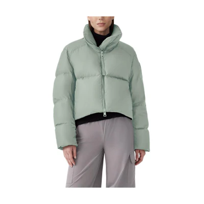 (Women) Canada Goose Garnet Windproof Waterproof Light Puffer Jacket Women - Blue 4822W-463