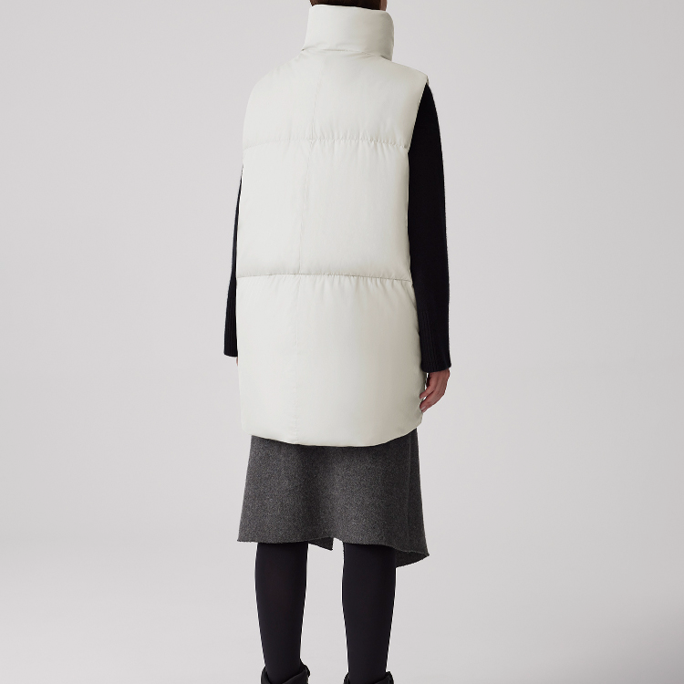 (Women) Canada Goose Garnet Windproof Waterproof Mid-Length Puffer Jacket Women White 4824W-433 圖 5