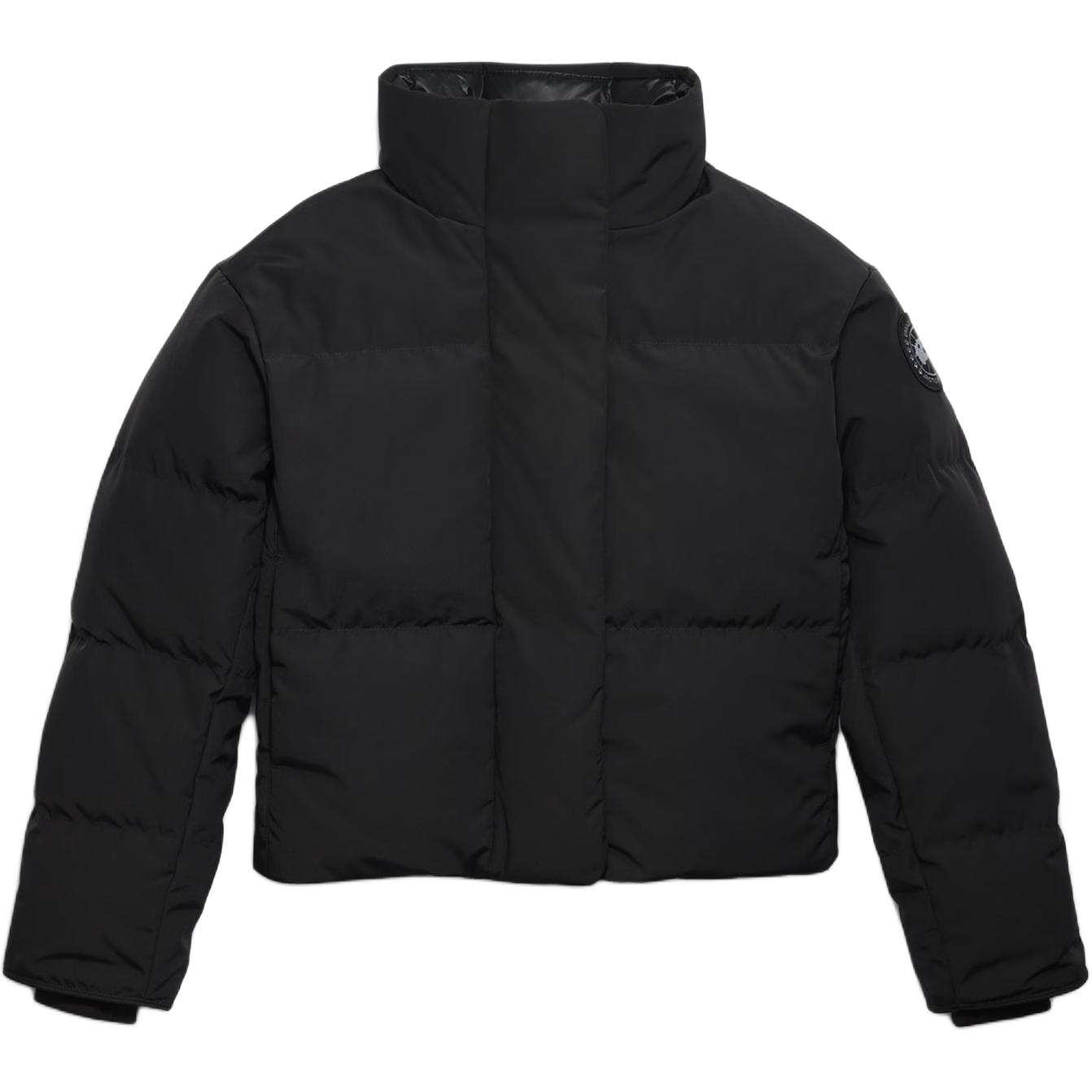 (Women) Canada Goose Grandview FW24 Black Label Short Puffer Jacket  Black. 2266WB-61