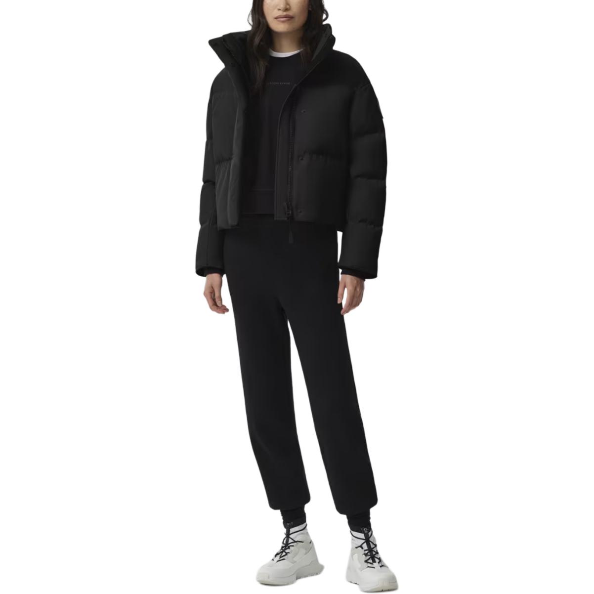 Details for (W) Canada Goose Grandview FW24 Black Label Chaqueta Corta Plumífero Negra. 2266WB-61