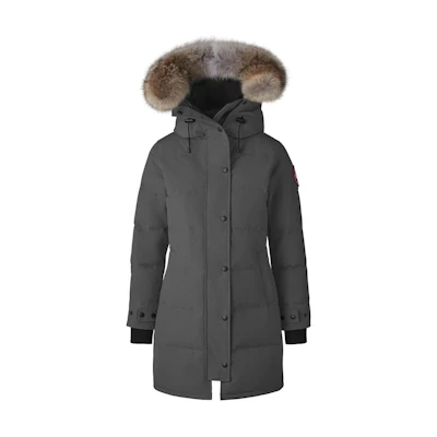 (Women) Canada Goose Heritage Shelburne Parka Down Jacket Graphite Color 3802LA-66