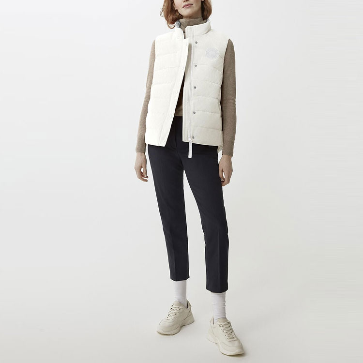 Sizing (W) Canada Goose Humanature Freestyle Rompi Tahan Air Putih Wanita. 2836W1-68