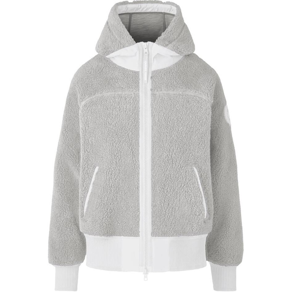 (Women) Canada Goose HUMANATURE Simcoe Women’s Fleece Logo Hoodie Jacket - Grey 7016W2-1342 圖 2