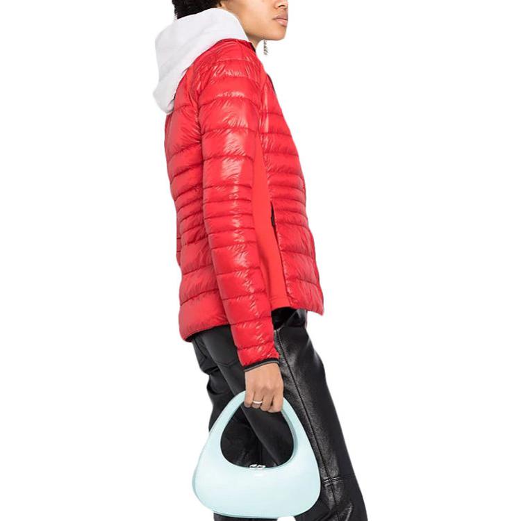 Details for (W) 캐나다구스 하이브릿지 레드 방풍 방수 다운 재킷. 2714L-RED