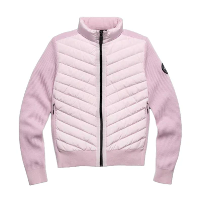 (Women) Canada Goose HyBridge Windproof Waterproof Down Jacket Soft Pink. 6830LB-856